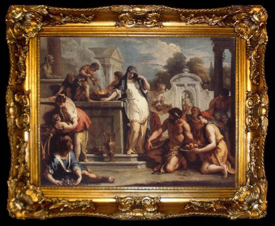 framed  RICCI, Sebastiano Victim at Vesta, ta009-2